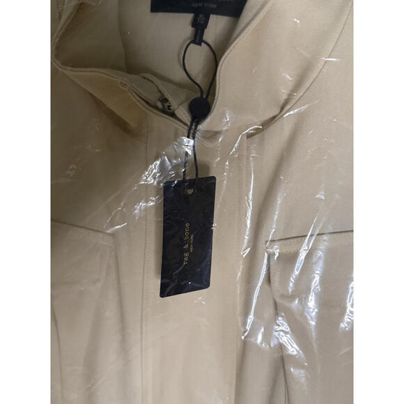 NWT! rag & bone Trail Cropped Jacket Cream Size XL - Picture 5 of 8